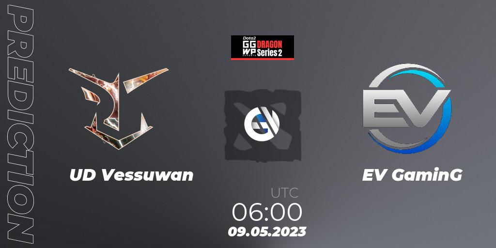 UD Vessuwan vs EV GaminG: Betting TIp, Match Prediction. 09.05.2023 at 06:06. Dota 2, GGWP Dragon Series 2