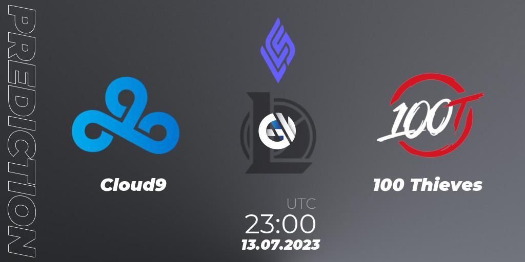 Cloud9 vs 100 Thieves: Betting TIp, Match Prediction. 14.07.23. LoL, LCS Summer 2023 - Group Stage