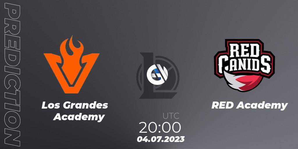 Los Grandes Academy vs RED Academy: Betting TIp, Match Prediction. 04.07.2023 at 20:00. LoL, CBLOL Academy Split 2 2023 - Group Stage