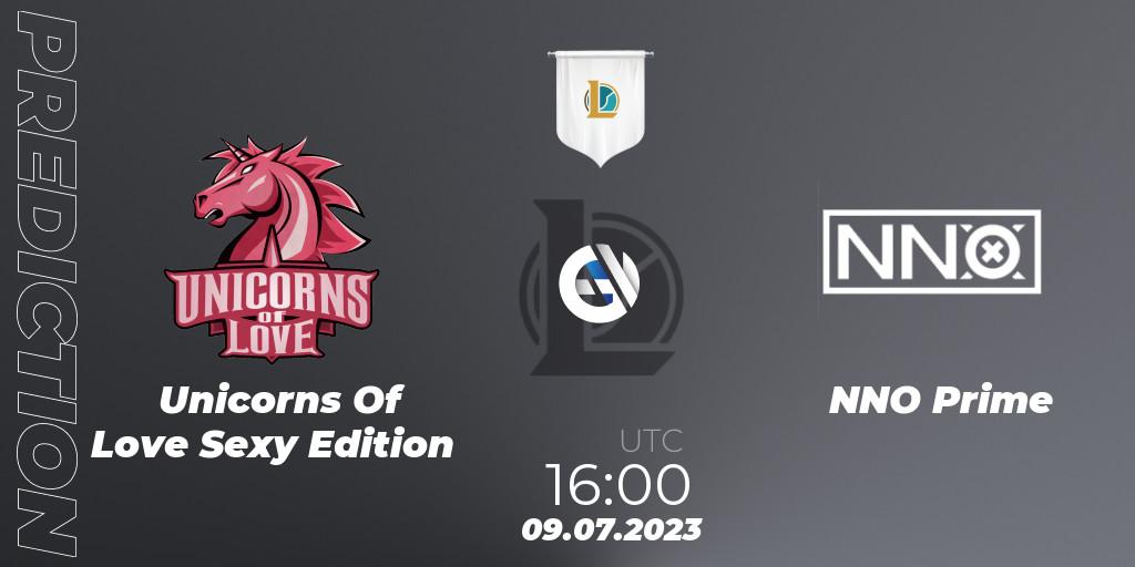 Unicorns Of Love Sexy Edition vs NNO Prime: Betting TIp, Match Prediction. 09.07.23. LoL, Prime League Summer 2023 - Group Stage