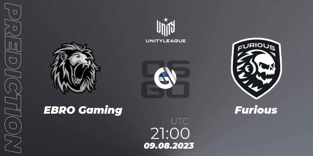 EBRO Gaming vs Furious: Betting TIp, Match Prediction. 09.08.23. CS2 (CS:GO), LVP Unity League Argentina 2023