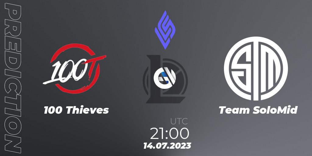 100 Thieves vs Team SoloMid: Betting TIp, Match Prediction. 14.07.23. LoL, LCS Summer 2023 - Group Stage