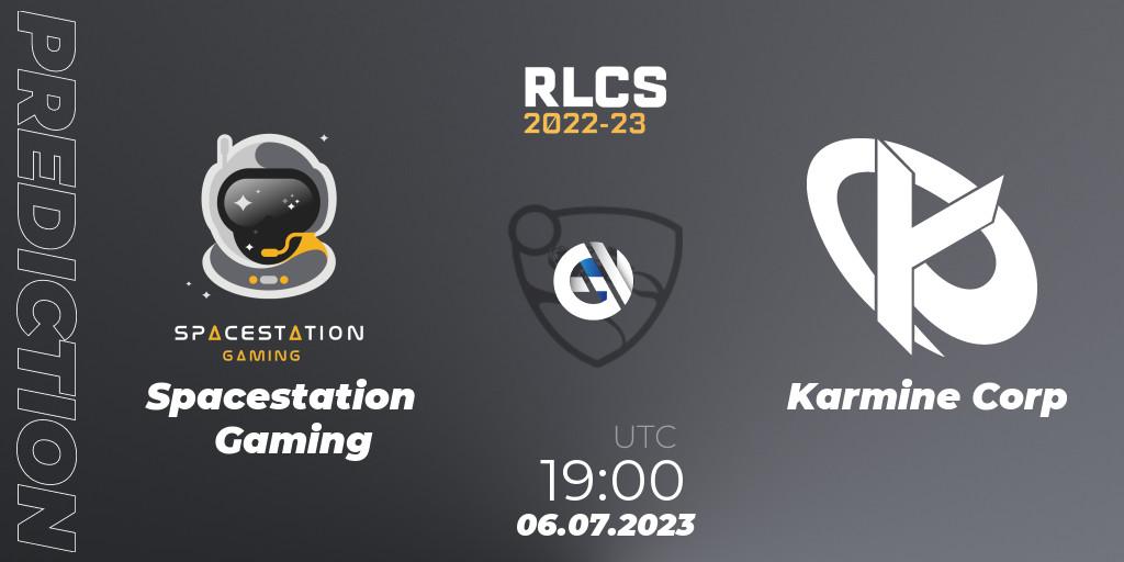 Spacestation Gaming vs Karmine Corp: Betting TIp, Match Prediction. 06.07.2023 at 20:00. Rocket League, RLCS 2022-23 Spring Major