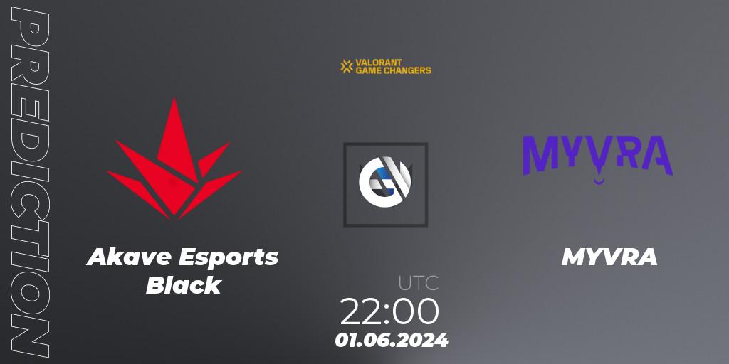 Akave Esports Black vs MYVRA: Betting TIp, Match Prediction. 01.06.2024 at 19:00. VALORANT, VCT 2024: Game Changers LAN - Opening