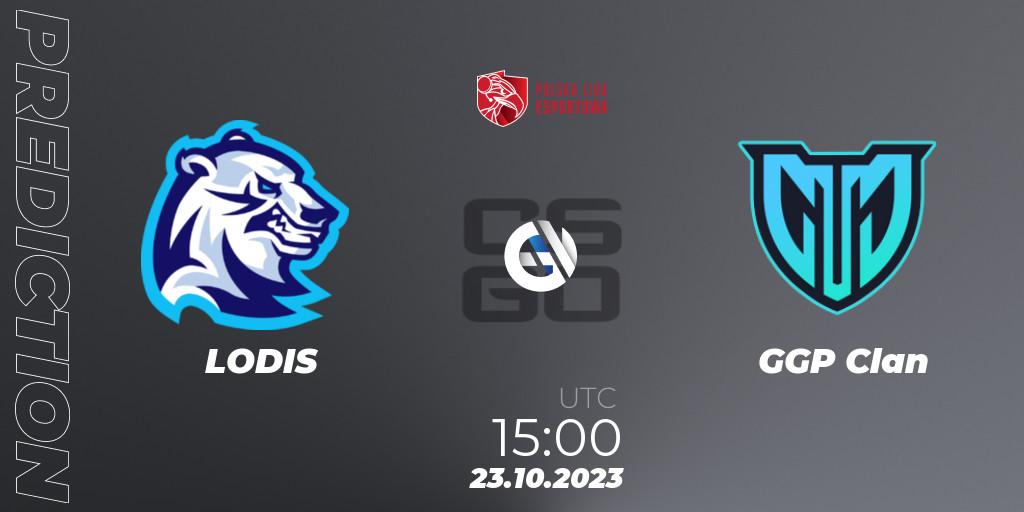 LODIS vs GGP Clan: Betting TIp, Match Prediction. 23.10.23. CS2 (CS:GO), Polska Liga Esportowa 2023: Split #3
