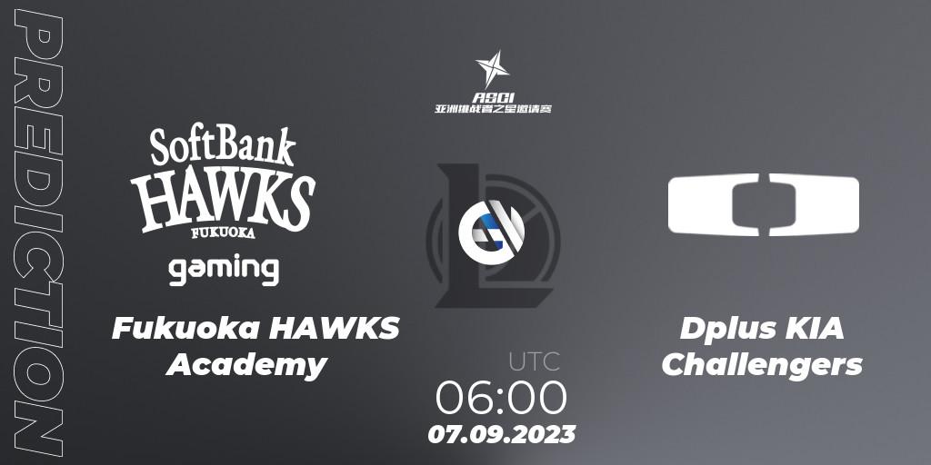 Fukuoka HAWKS Academy vs Dplus KIA Challengers: Betting TIp, Match Prediction. 07.09.23. LoL, Asia Star Challengers Invitational 2023