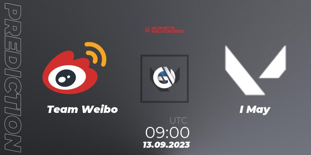 Team Weibo vs I May: Betting TIp, Match Prediction. 13.09.23. VALORANT, VALORANT China Evolution Series Act 1: Variation - Play-In