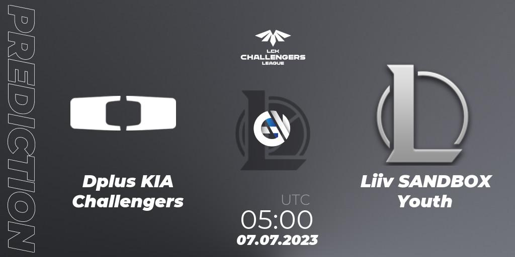 Dplus KIA Challengers vs Liiv SANDBOX Youth: Betting TIp, Match Prediction. 07.07.23. LoL, LCK Challengers League 2023 Summer - Group Stage
