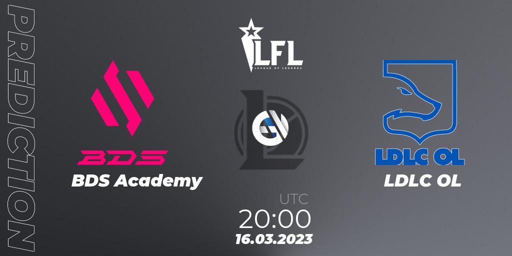 BDS Academy vs LDLC OL: Betting TIp, Match Prediction. 16.03.23. LoL, LFL Spring 2023 - Group Stage