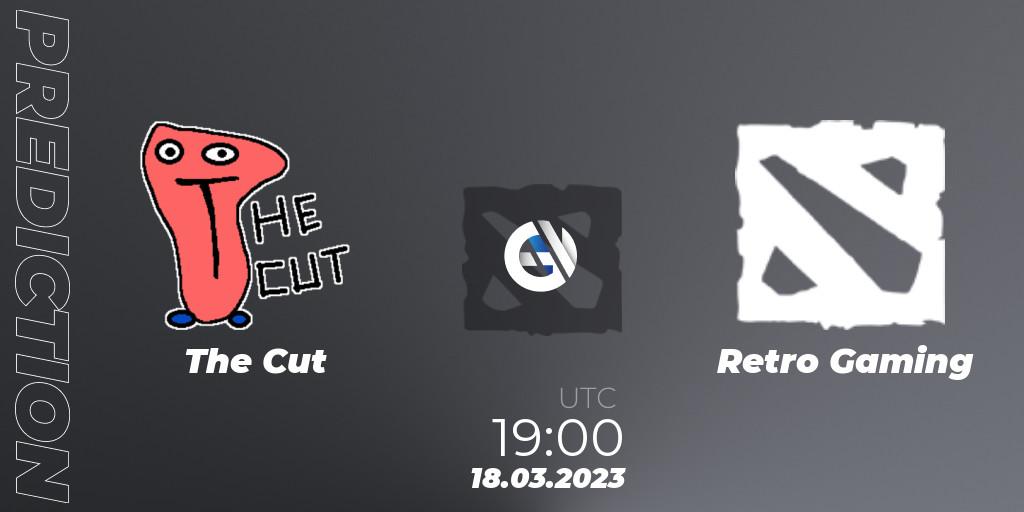 The Cut vs Retro Gaming: Betting TIp, Match Prediction. 19.03.2023 at 19:05. Dota 2, TodayPay Invitational Season 4