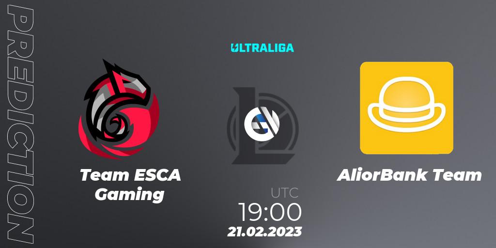 Team ESCA Gaming vs AliorBank Team: Betting TIp, Match Prediction. 17.02.23. LoL, Ultraliga Season 9 - Group Stage
