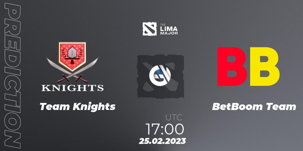 Team Knights vs BetBoom Team: Betting TIp, Match Prediction. 25.02.23. Dota 2, The Lima Major 2023