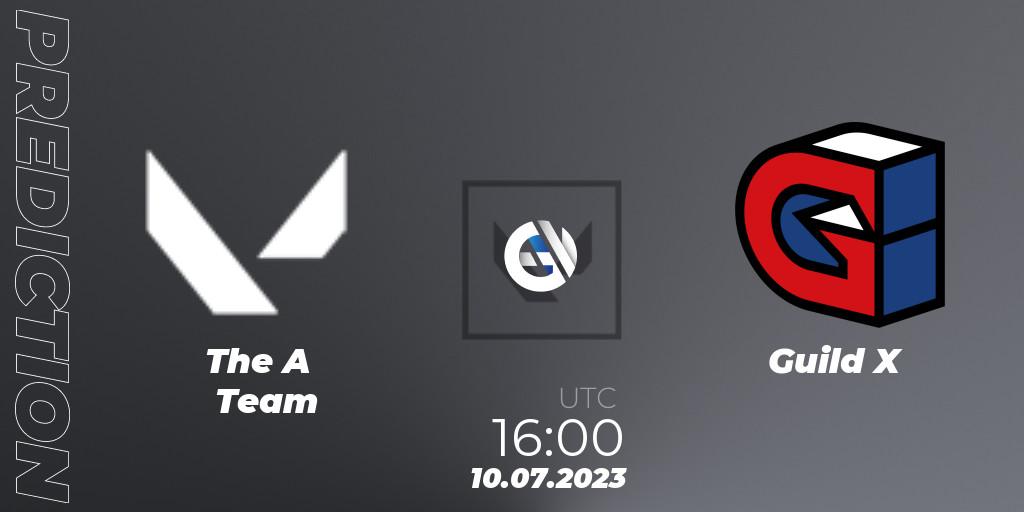 The A Team vs Guild X: Betting TIp, Match Prediction. 10.07.2023 at 16:10. VALORANT, VCT 2023: Game Changers EMEA Series 2 - Group Stage