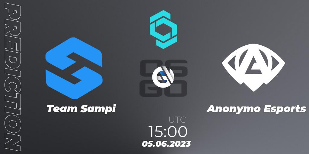 Team Sampi vs Anonymo Esports: Betting TIp, Match Prediction. 05.06.23. CS2 (CS:GO), CCT North Europe Series 5