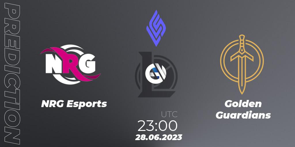 NRG Esports vs Golden Guardians: Betting TIp, Match Prediction. 28.06.23. LoL, LCS Summer 2023 - Group Stage