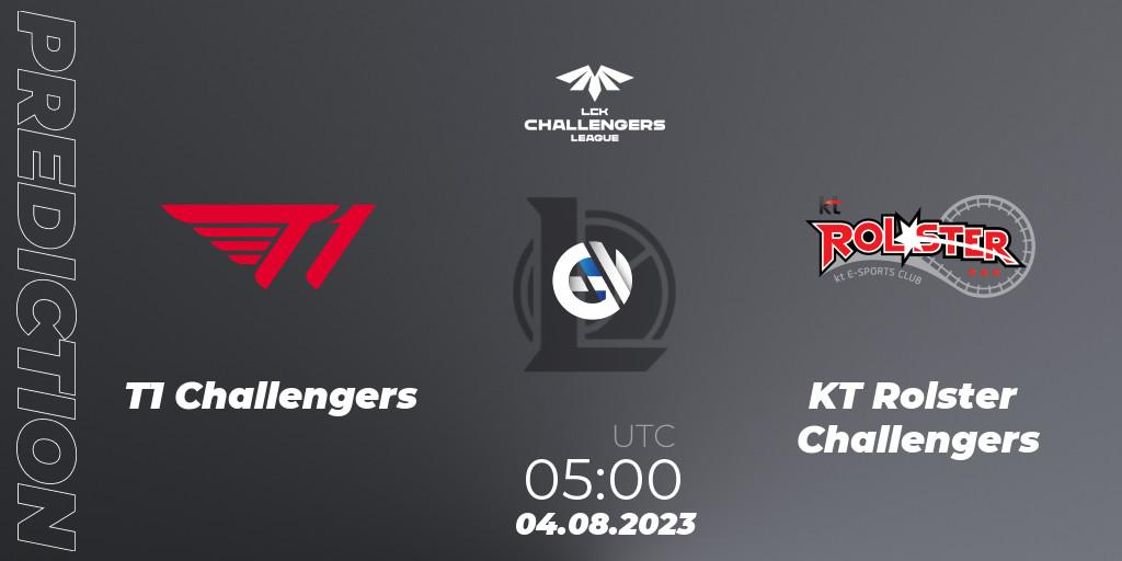 T1 Challengers vs KT Rolster Challengers: Betting TIp, Match Prediction. 04.08.23. LoL, LCK Challengers League 2023 Summer - Group Stage