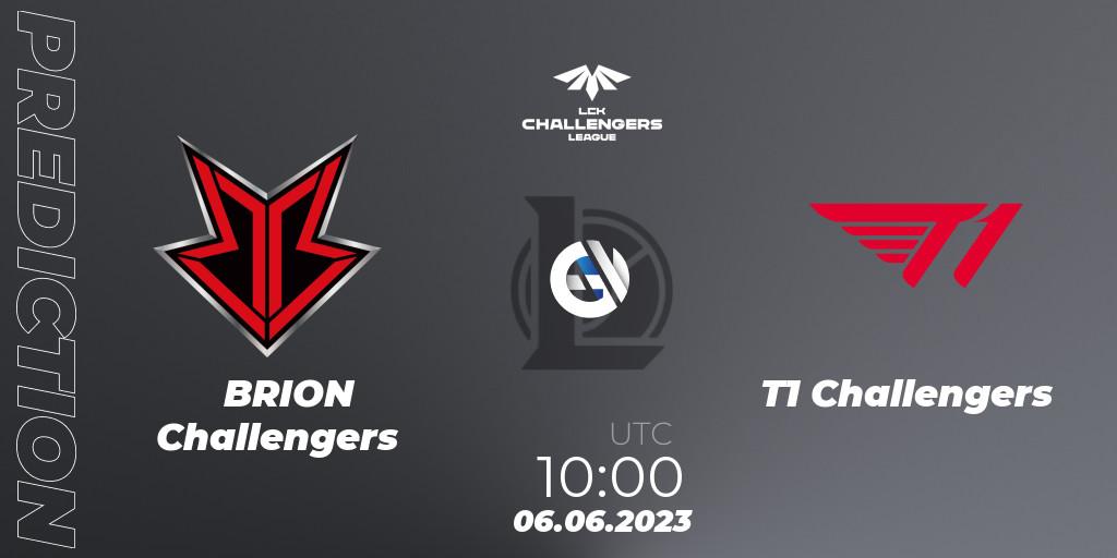 BRION Challengers vs T1 Challengers: Betting TIp, Match Prediction. 06.06.23. LoL, LCK Challengers League 2023 Summer - Group Stage