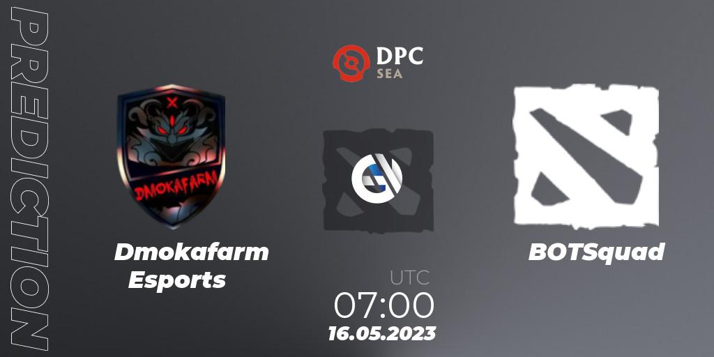 Dmokafarm Esports vs BOTSquad: Betting TIp, Match Prediction. 16.05.2023 at 07:31. Dota 2, DPC SEA 2023 Tour 3: Open Qualifier #1