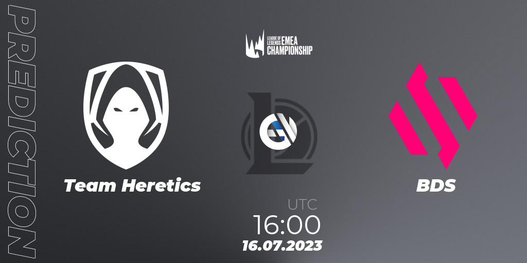 Team Heretics vs BDS: Betting TIp, Match Prediction. 16.07.23. LoL, LEC Summer 2023 - Group Stage