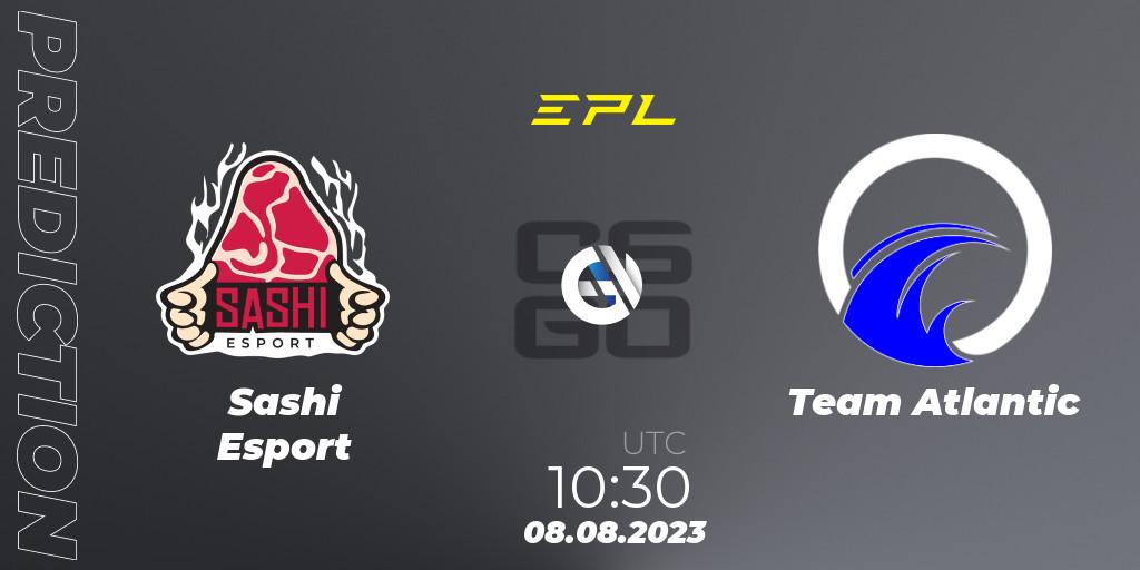  Sashi Esport vs Team Atlantic: Betting TIp, Match Prediction. 08.08.2023 at 14:00. Counter-Strike (CS2), European Pro League Season 10: Division 2