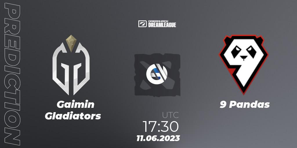 Gaimin Gladiators vs 9 Pandas: Betting TIp, Match Prediction. 11.06.23. Dota 2, DreamLeague Season 20 - Group Stage 1