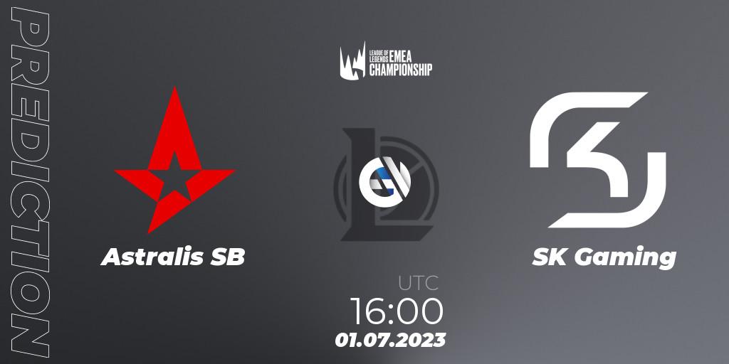 Astralis SB vs SK Gaming: Betting TIp, Match Prediction. 01.07.23. LoL, LEC Summer 2023 - Regular Season