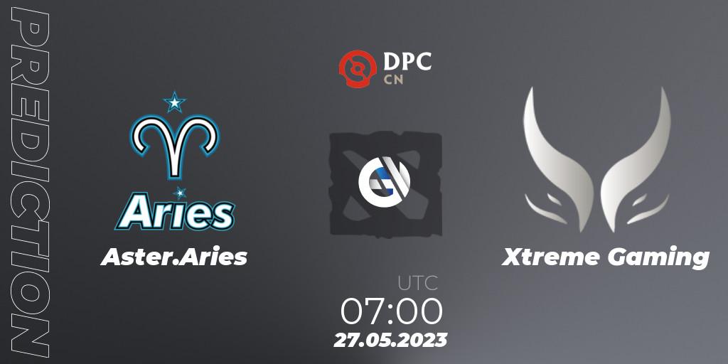 Aster.Aries vs Xtreme Gaming: Betting TIp, Match Prediction. 27.05.2023 at 07:13. Dota 2, DPC 2023 Tour 3: CN Division I (Upper)