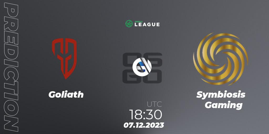 Goliath vs Symbiosis Gaming: Betting TIp, Match Prediction. 07.12.23. CS2 (CS:GO), ESEA Season 47: Open Division - South Africa