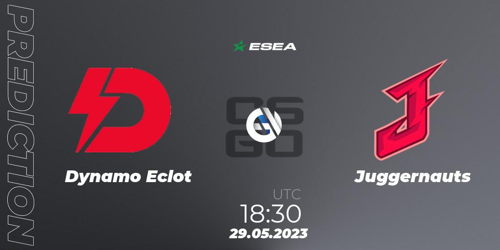 Dynamo Eclot vs Juggernauts: Betting TIp, Match Prediction. 29.05.23. CS2 (CS:GO), ESEA Advanced Season 45 Europe