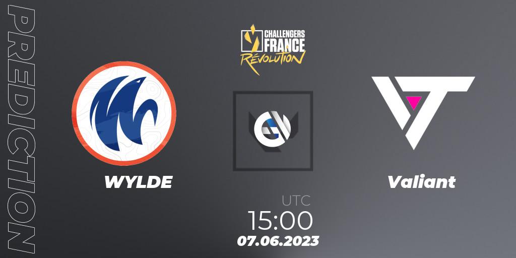 WYLDE vs Valiant: Betting TIp, Match Prediction. 07.06.23. VALORANT, VALORANT Challengers 2023 France: Revolution Split 2 - Playoffs
