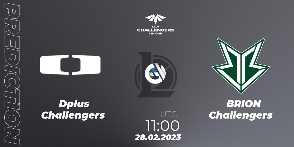 Dplus Challengers vs BRION Challengers: Betting TIp, Match Prediction. 28.02.2023 at 10:15. LoL, LCK Challengers League 2023 Spring