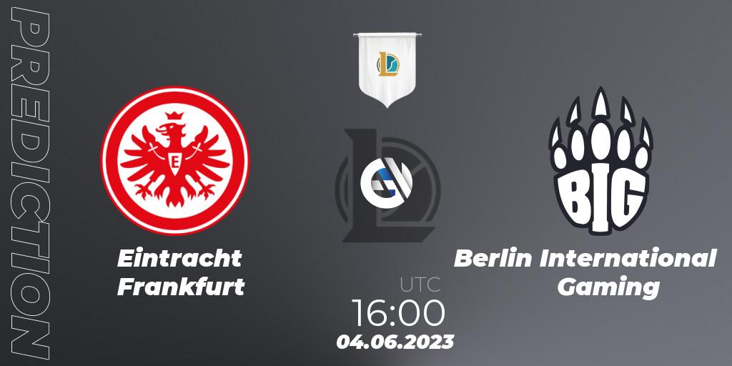 Eintracht Frankfurt vs Berlin International Gaming: Betting TIp, Match Prediction. 04.06.23. LoL, Prime League Summer 2023 - Group Stage