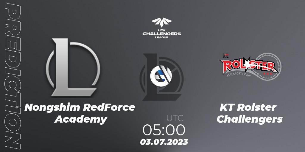 Nongshim RedForce Academy vs KT Rolster Challengers: Betting TIp, Match Prediction. 03.07.23. LoL, LCK Challengers League 2023 Summer - Group Stage