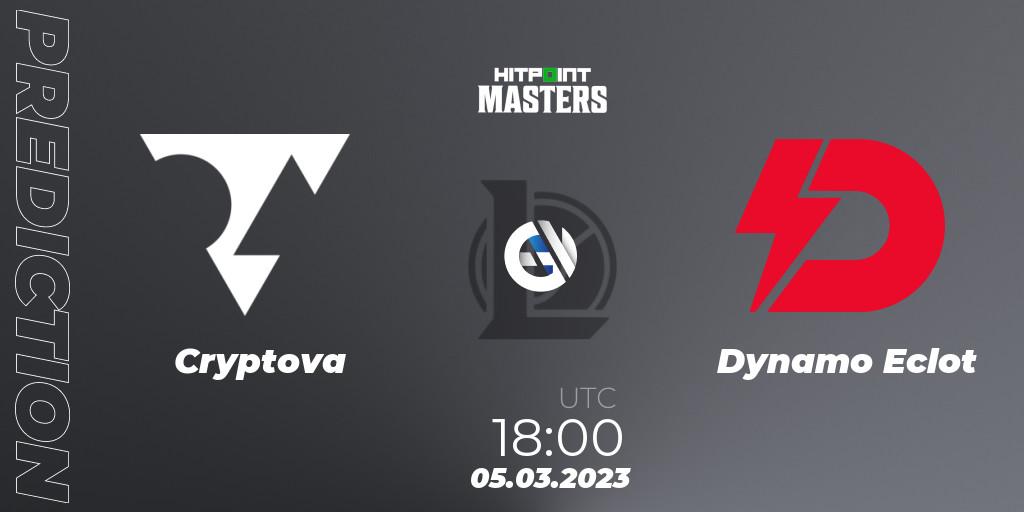 Cryptova vs Dynamo Eclot: Betting TIp, Match Prediction. 07.03.23. LoL, Hitpoint Masters Spring 2023