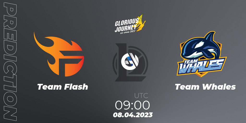 Team Flash vs Team Whales: Betting TIp, Match Prediction. 08.04.2023 at 10:00. LoL, VCS Spring 2023 - Group Stage