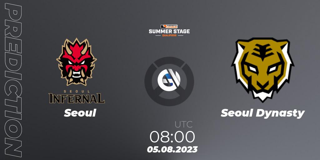 Seoul vs Seoul Dynasty: Betting TIp, Match Prediction. 05.08.23. Overwatch, Overwatch League 2023 - Summer Stage Qualifiers