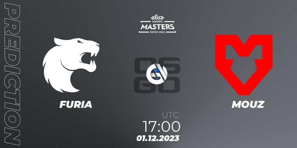 FURIA vs MOUZ: Betting TIp, Match Prediction. 01.12.23. CS2 (CS:GO), Elisa Masters Espoo 2023