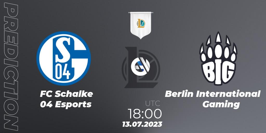 FC Schalke 04 Esports vs Berlin International Gaming: Betting TIp, Match Prediction. 13.07.23. LoL, Prime League Summer 2023 - Group Stage