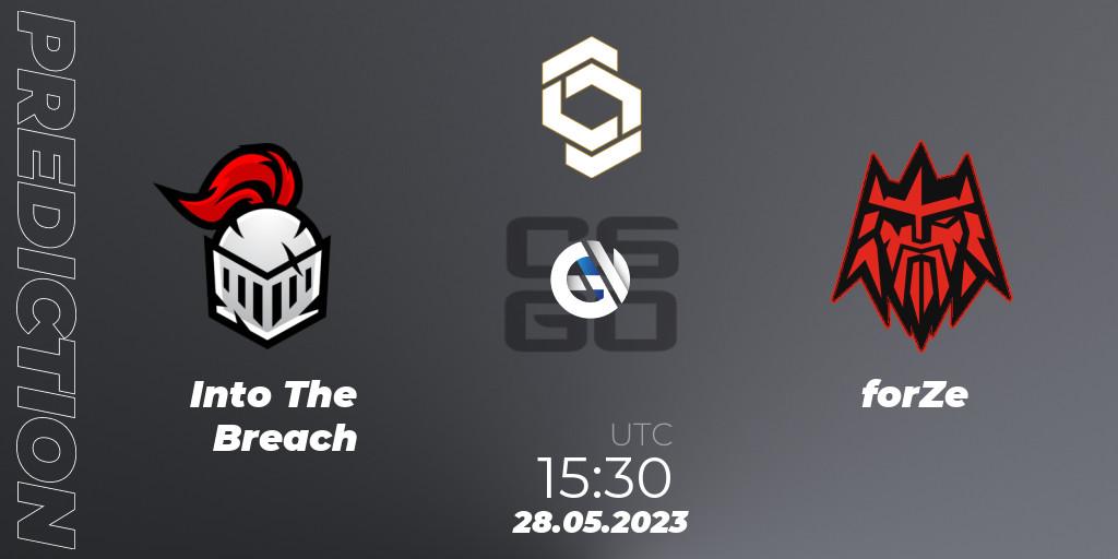 Into The Breach vs forZe: Betting TIp, Match Prediction. 28.05.2023 at 15:30. Counter-Strike (CS2), CCT 2023 Online Finals 1