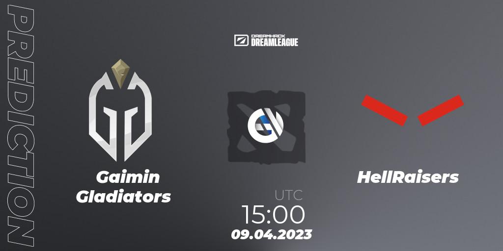 Gaimin Gladiators vs ex-HellRaisers: Betting TIp, Match Prediction. 09.04.2023 at 15:24. Dota 2, DreamLeague Season 19 - Group Stage 1