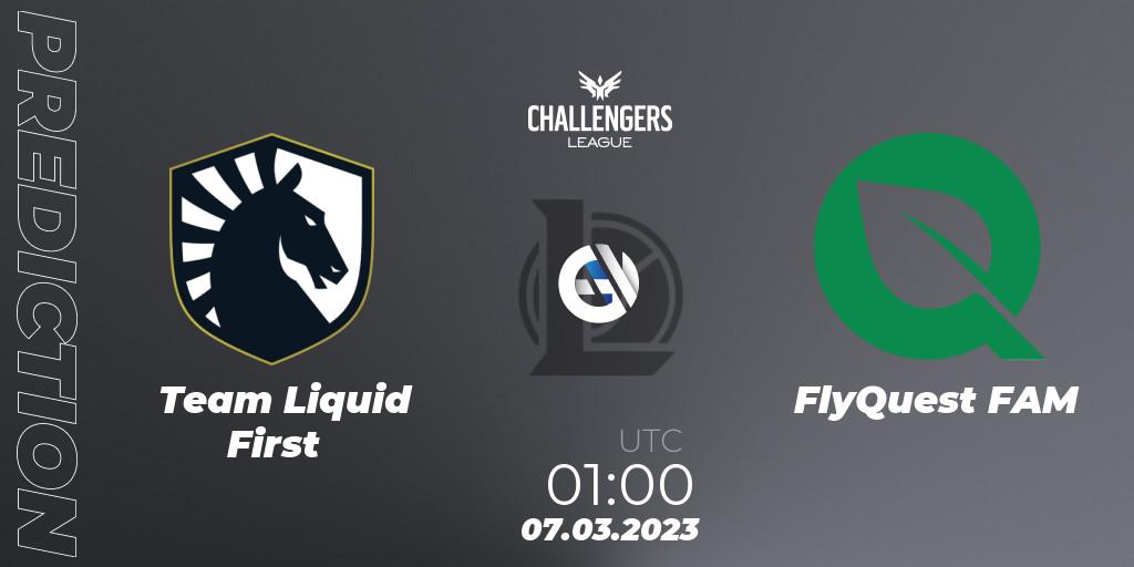 Team Liquid First vs FlyQuest FAM: Betting TIp, Match Prediction. 07.03.23. LoL, NACL 2023 Spring - Group Stage