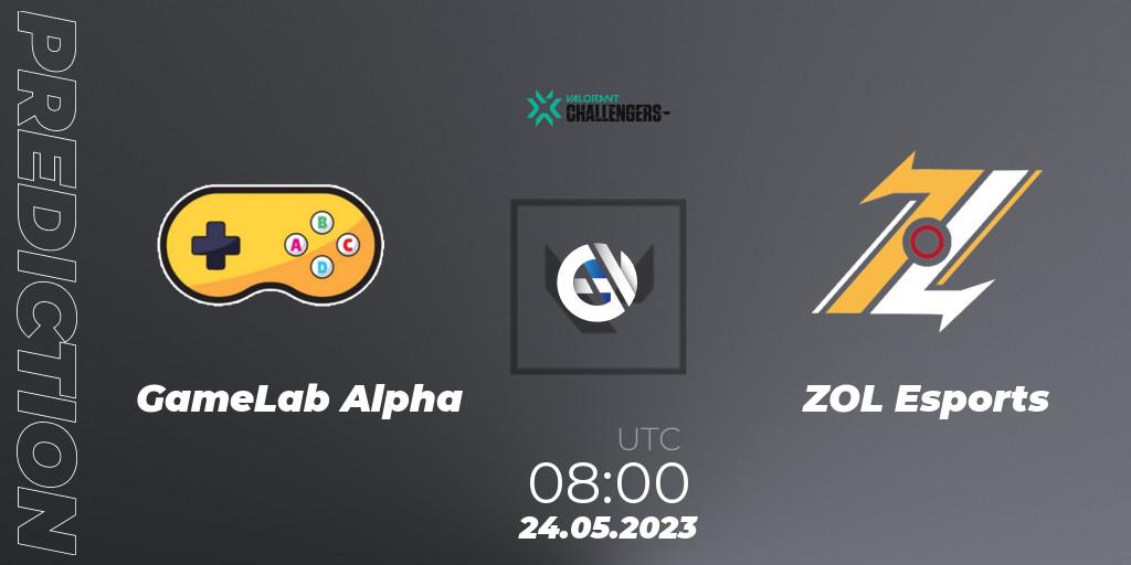 GameLab Alpha vs ZOL Esports: Betting TIp, Match Prediction. 24.05.23. VALORANT, VCL Philippines: Split 2 2023 Playoffs