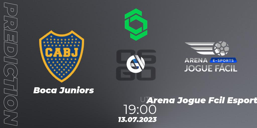 Boca Juniors vs Arena Jogue Fácil Esports: Betting TIp, Match Prediction. 13.07.2023 at 19:30. Counter-Strike (CS2), CCT South America Series #8