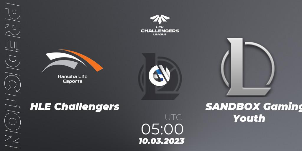 Hanwha Life Challengers vs SANDBOX Gaming Youth: Betting TIp, Match Prediction. 10.03.23. LoL, LCK Challengers League 2023 Spring