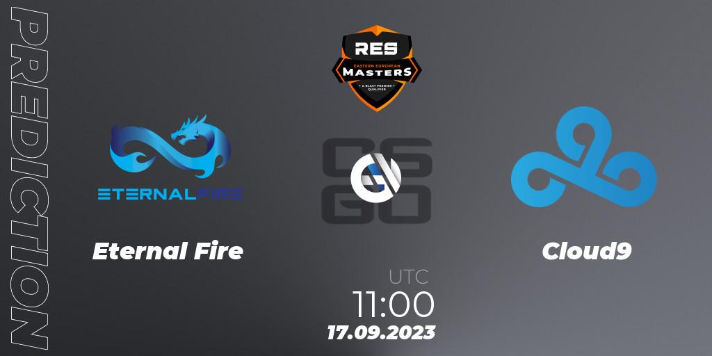 Eternal Fire vs Cloud9: Betting TIp, Match Prediction. 17.09.2023 at 11:00. Counter-Strike (CS2), RES Eastern European Masters: Fall 2023
