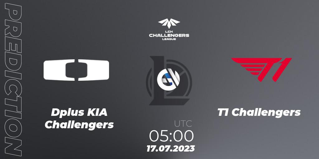 Dplus KIA Challengers vs T1 Challengers: Betting TIp, Match Prediction. 17.07.23. LoL, LCK Challengers League 2023 Summer - Group Stage