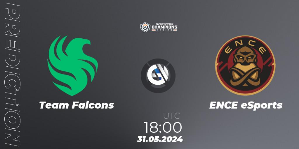 Team Falcons vs ENCE eSports: Betting TIp, Match Prediction. 31.05.2024 at 18:00. Overwatch, Overwatch Champions Series 2024 Major