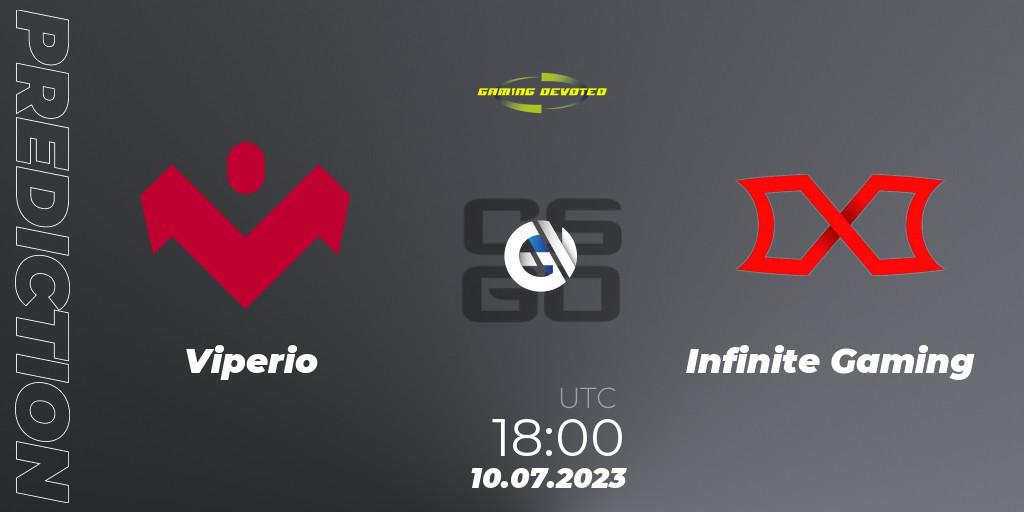 Viperio vs Infinite Gaming: Betting TIp, Match Prediction. 10.07.23. CS2 (CS:GO), Gaming Devoted Become The Best: Series #2