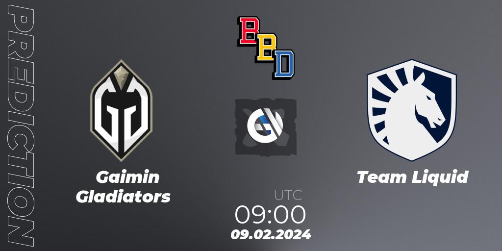 Gaimin Gladiators vs Team Liquid: Betting TIp, Match Prediction. 09.02.24. Dota 2, BetBoom Dacha Dubai 2024