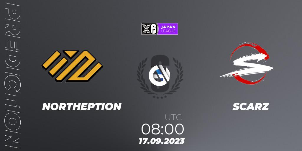 NORTHEPTION vs SCARZ: Betting TIp, Match Prediction. 17.09.23. Rainbow Six, Japan League 2023 - Stage 2